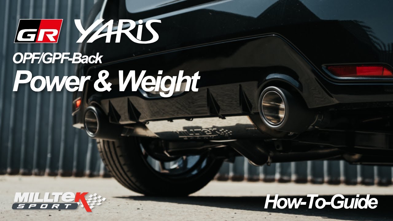 GR Yaris Milltek Exhaust | How To Fit + Power & Weight Comparison!
