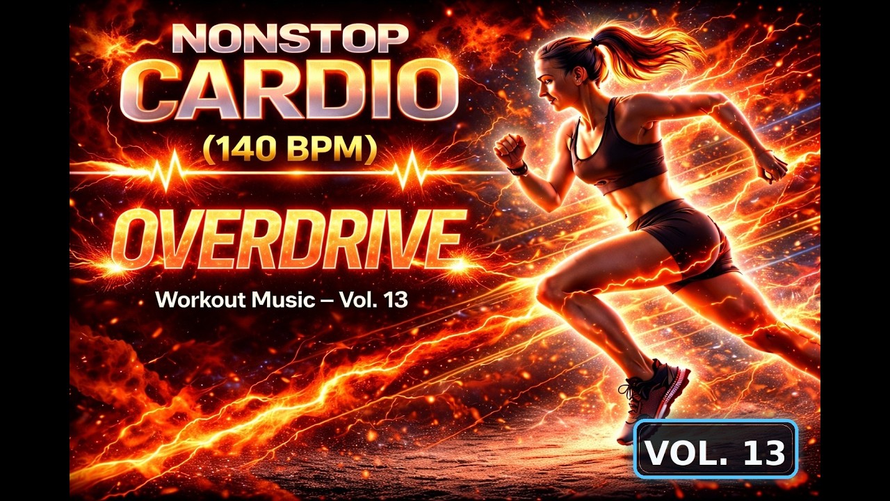 NONSTOP CARDIO (140 BPM) | OVERDRIVE Workout Music — Vol. 13