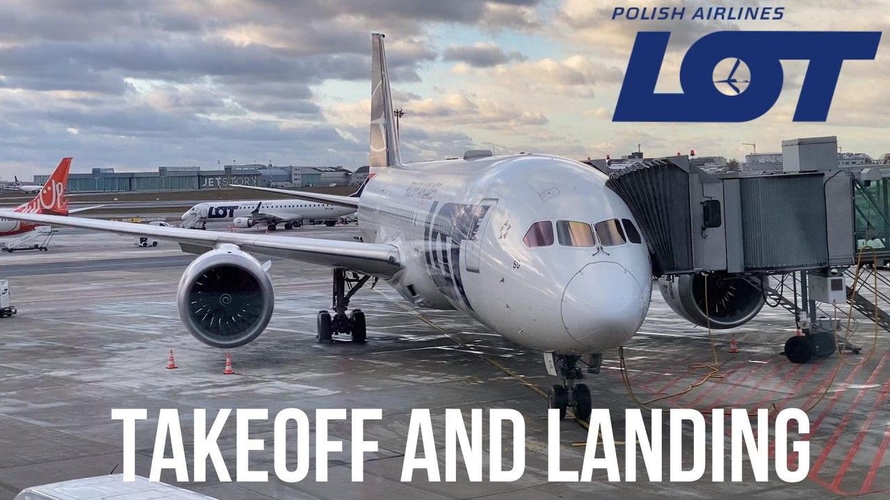 LOT 787 | Takeoff and Landing | WAW - EWR