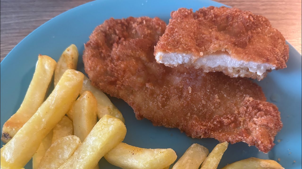 اسكالوب دجاج مقرمش خالي من الغلوتين | وصفة سهلة ولذيذة | chicken Escalope Gluten-Free