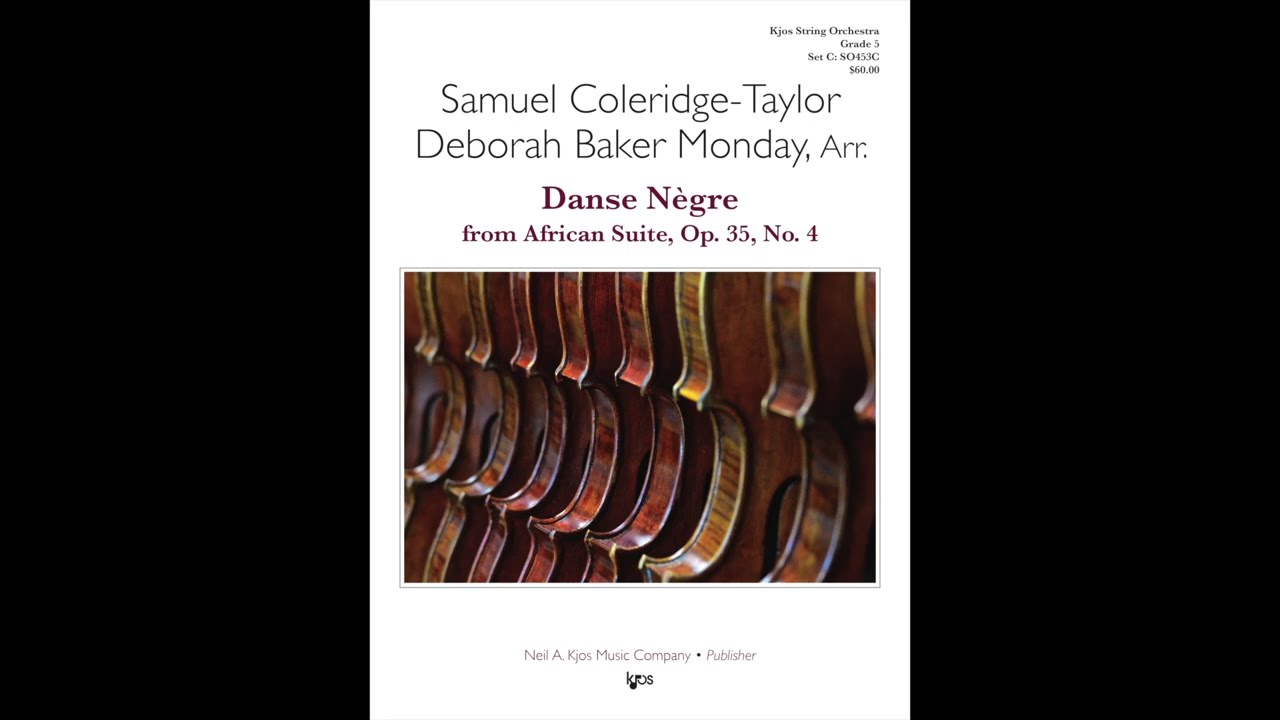 Danse Nègre from African Suite, Op. 35, No. 4 Arr. by Deborah Baker Monday SO453C