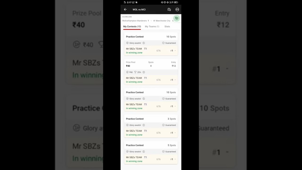 All matches clean swipe || Dream 11 master team for H2H and small leagues 👍