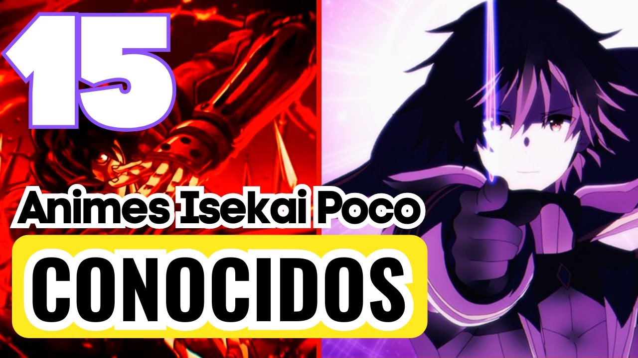 🔴ENCUENTRA Estos 👉15 ANIMES ISEKAI Poco Conocidos Que Valen la Pena VER❗