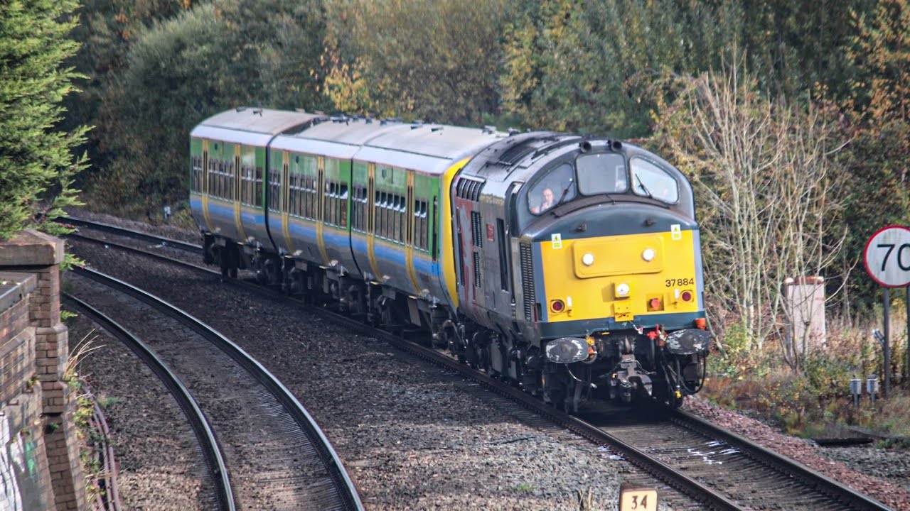 37884 passing water orton dragging 323221 working 5Q94 Derby litchurch lane to Long marston 