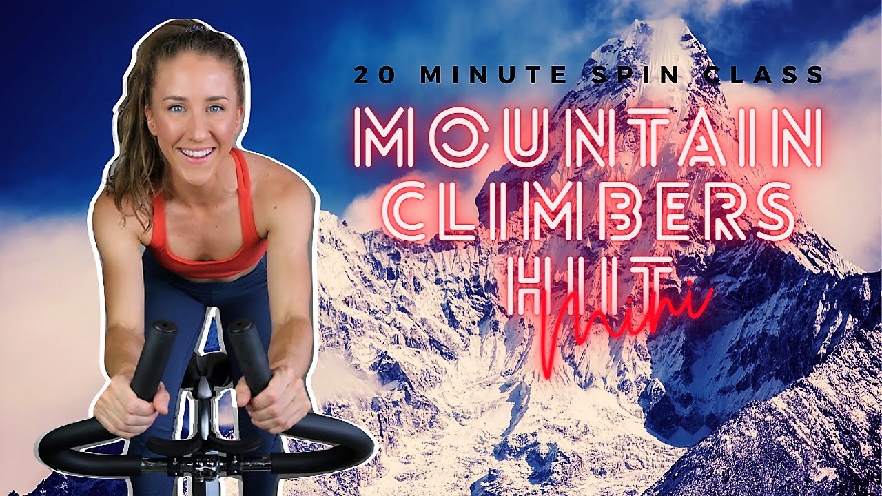 20 MINUTE SPIN CLASS: MOUNTAIN CLIMBERS MINI HIIT | INDOOR CYCLING WORKOUT