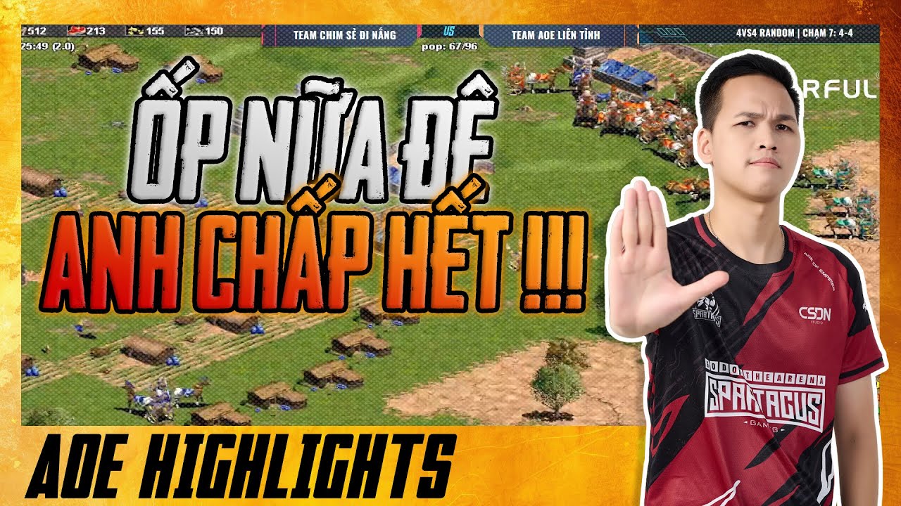 Chim Sẻ Đi Nắng 1 M&Igrave;NH CHỐNG ĐỠ MAFIA!!! | AoE Highlights #aoe