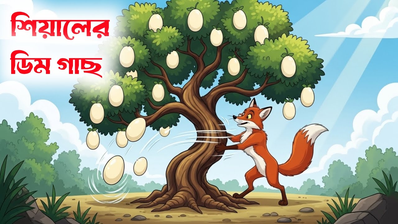 শিয়ালের ডিম গাছ।Rupkothar Golpo।Bangla Cartoon