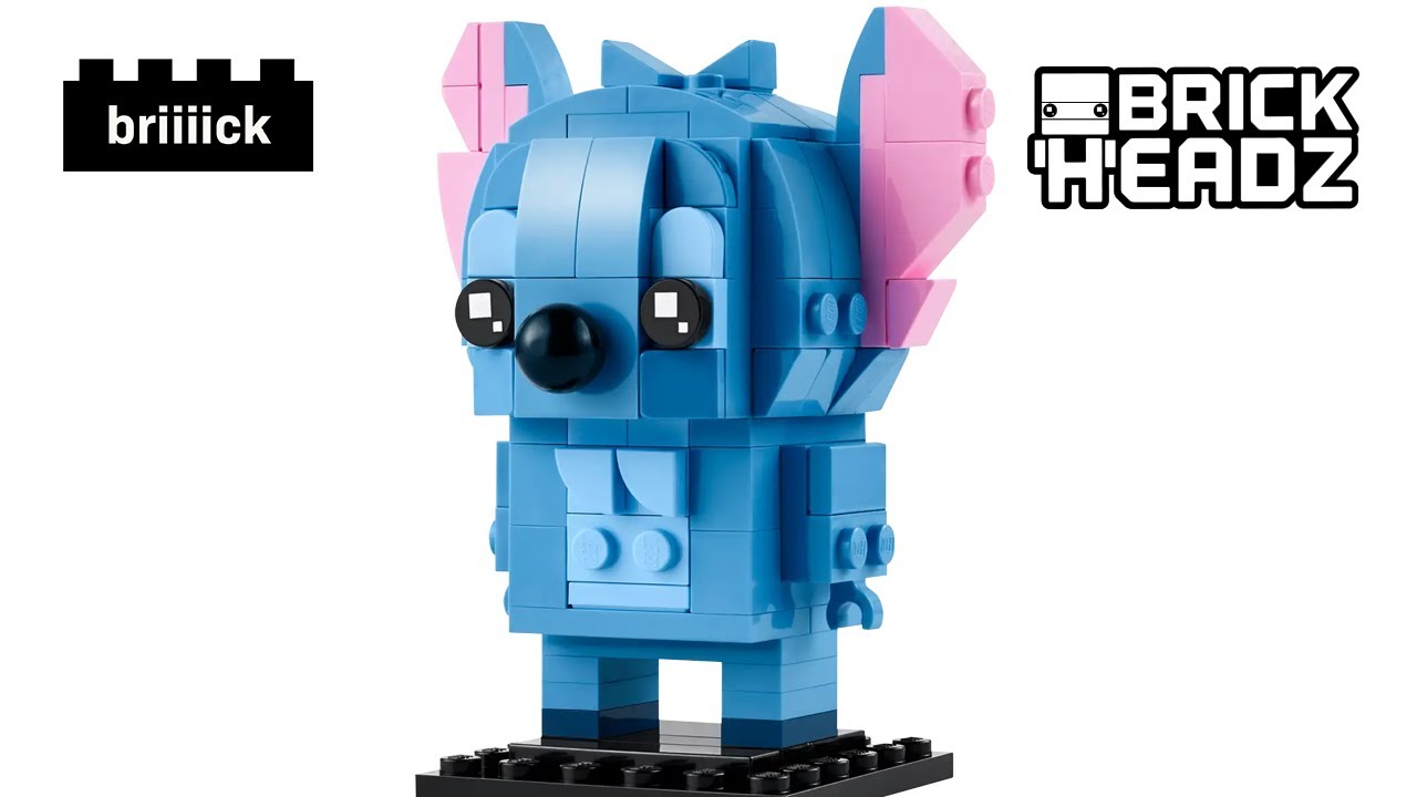 LEGO BRICK HEADZ Disney STITCH 40674 Speed Build