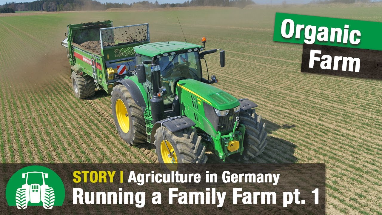 German Family Farm Biolandhof Breitsameter Pt1: Spring Work (John Deere Tractors & Fendt | Organic)