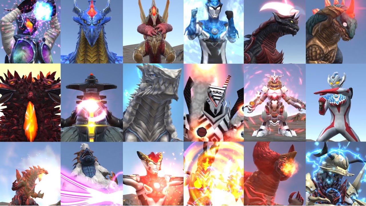【ウルバト図鑑 ニュージェネレーション編】ギンガS・オーブ・ジード・ルーブ・タイガの、怪獣やウルトラマンのまとめです【ウルトラ怪獣バトルブリーダーズ】ULTRAMAN［保存版 必殺技集］