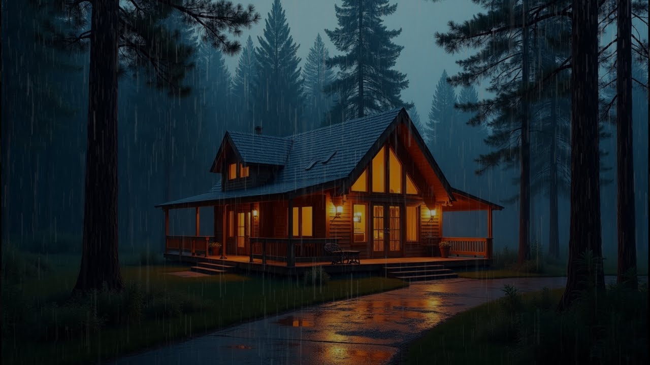 Perfect Rain Sounds For Sleeping And Relaxing - Rain And Thunder Sounds For Deep Sleep, Relax, ASMR