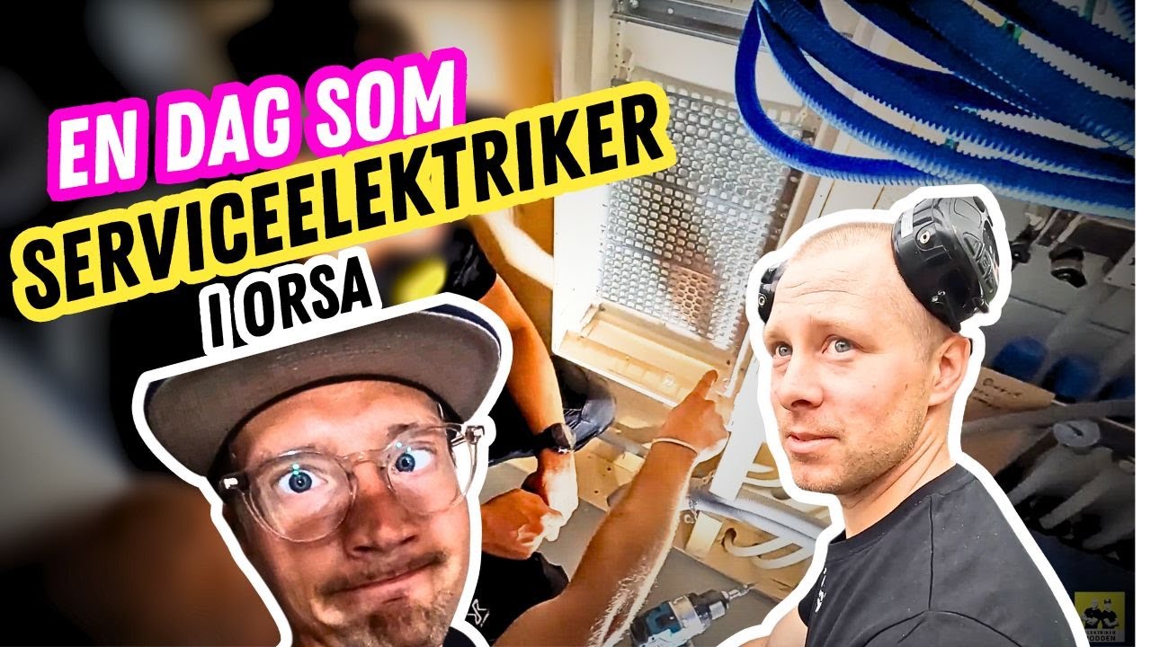 En dag som SERVICEELEKTRIKER i Orsa!
