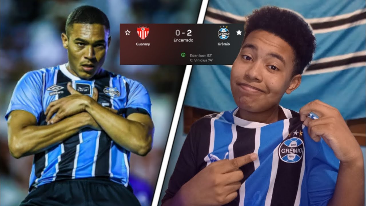 (GUARANY DE BAGÉ 0 X 2 GRÊMIO) faça a Pose imediatamente 