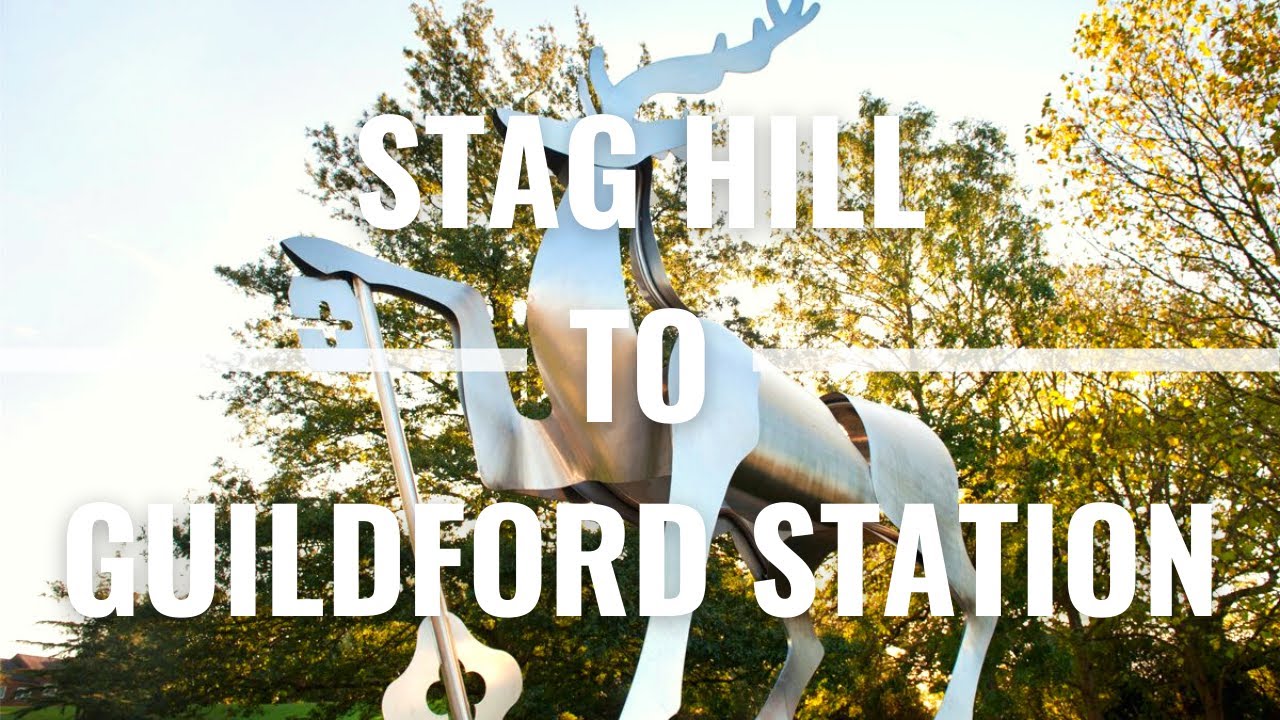 How to get to Guildford Train Station from Stag Hill Campus | Virtual Run | University of Surrey