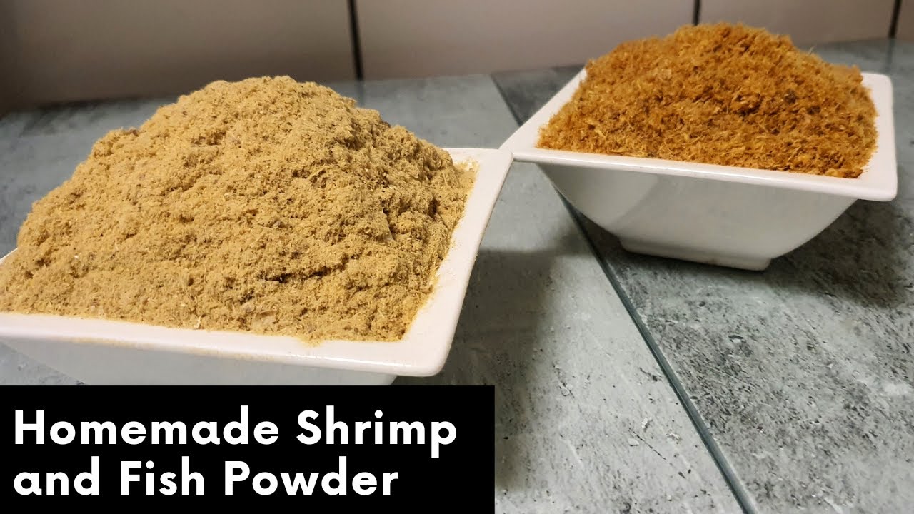 HOMEMADE SHRIMP AND FISH POWDER
