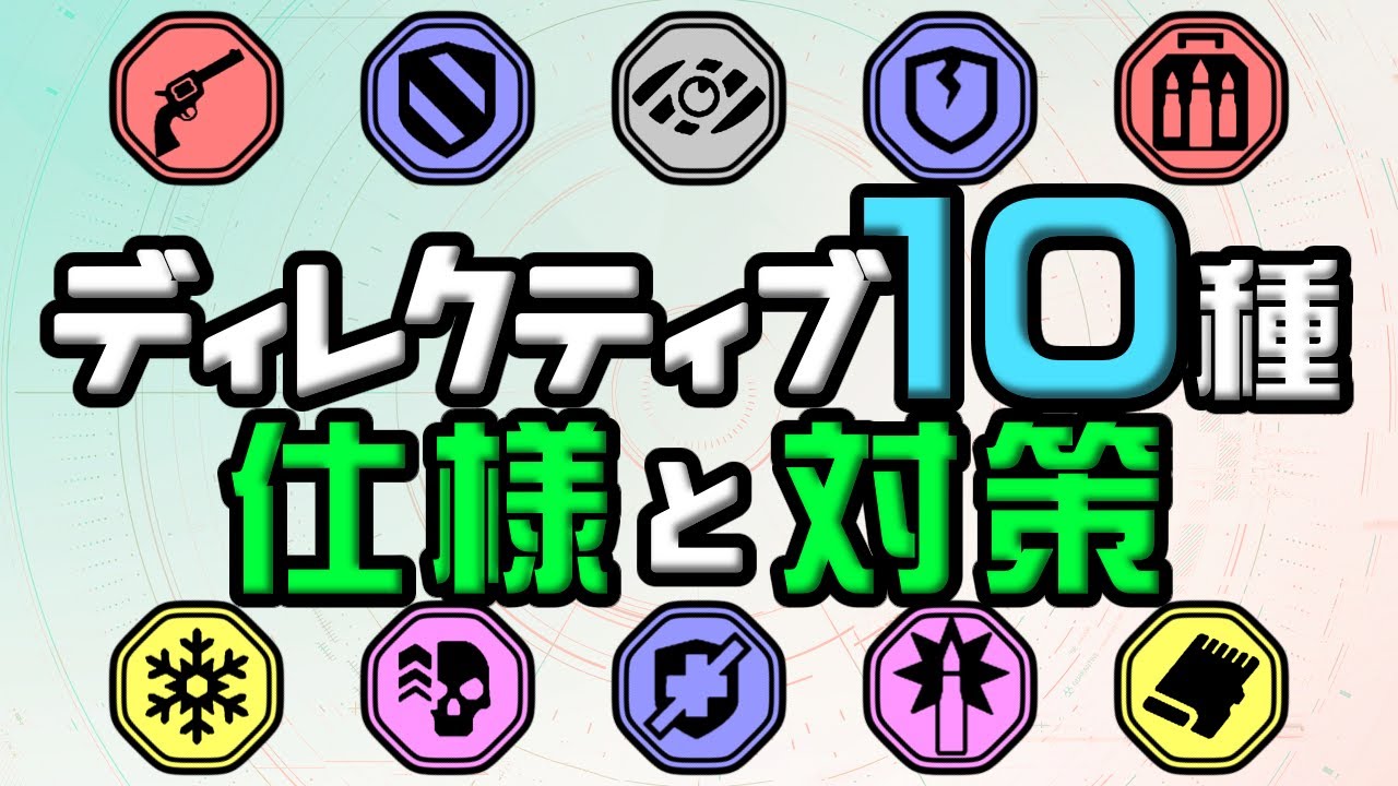 【DIVISION2/システム解説】ディレクティブ全部解説　10種の仕様と対策　ディレクティブ対応ビルド構築の一助に【ゆっくり解説/ディビジョン2】