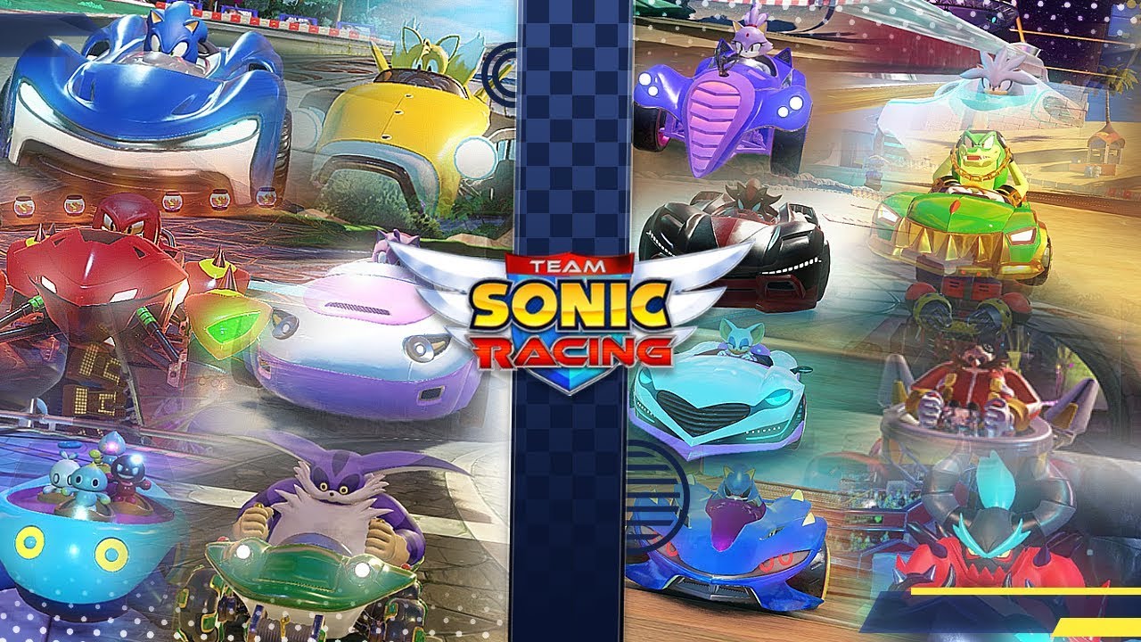 Team Sonic Racing : All Characters Gameplay