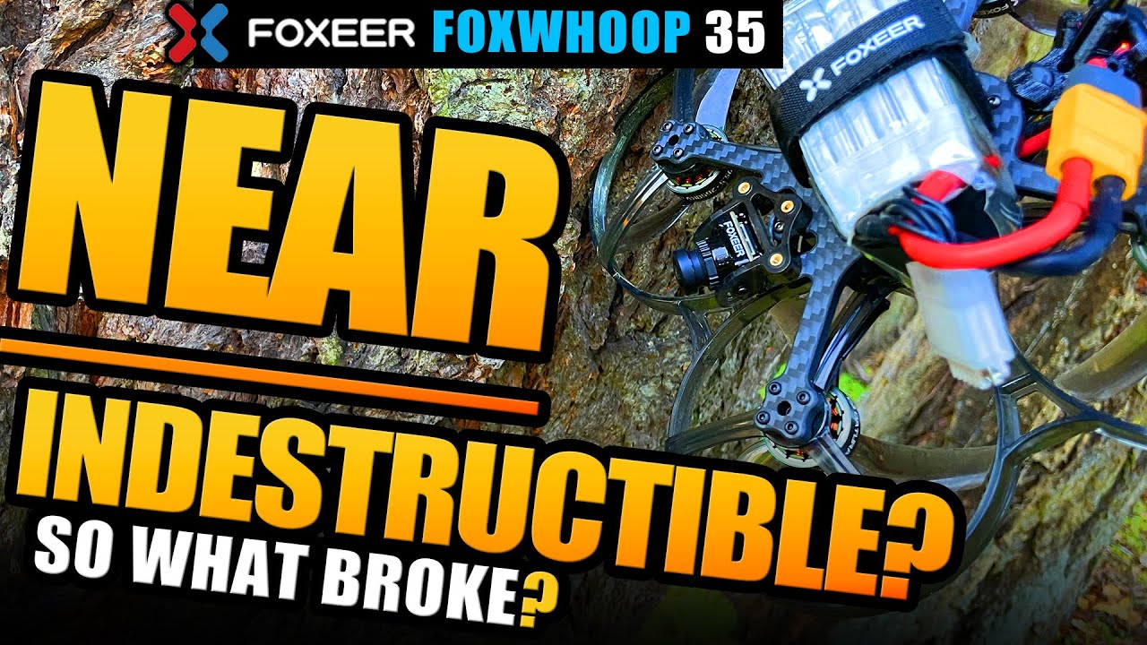 UNBREAKABLE DRONE?? - Foxeer FoxWhoop 35 Cinewhoop - Flights, Crashes, & Review