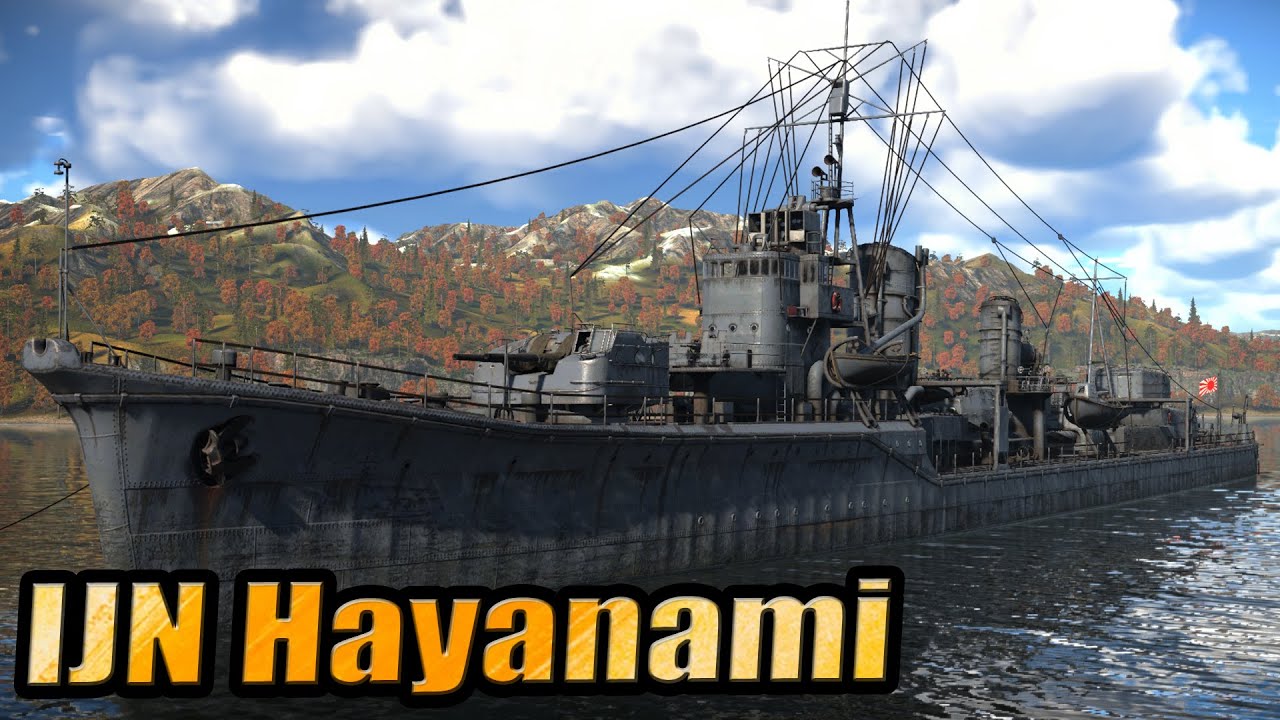IJN Hayanami - Update Winged Lions Dev Server - War Thunder