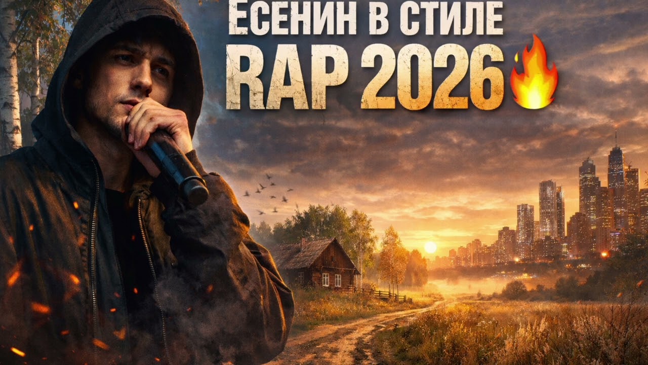 Есенин в стиле RAP 2026 🔥 Ностальгия по деревне | Эмоциональный русский рэп про поля и город!