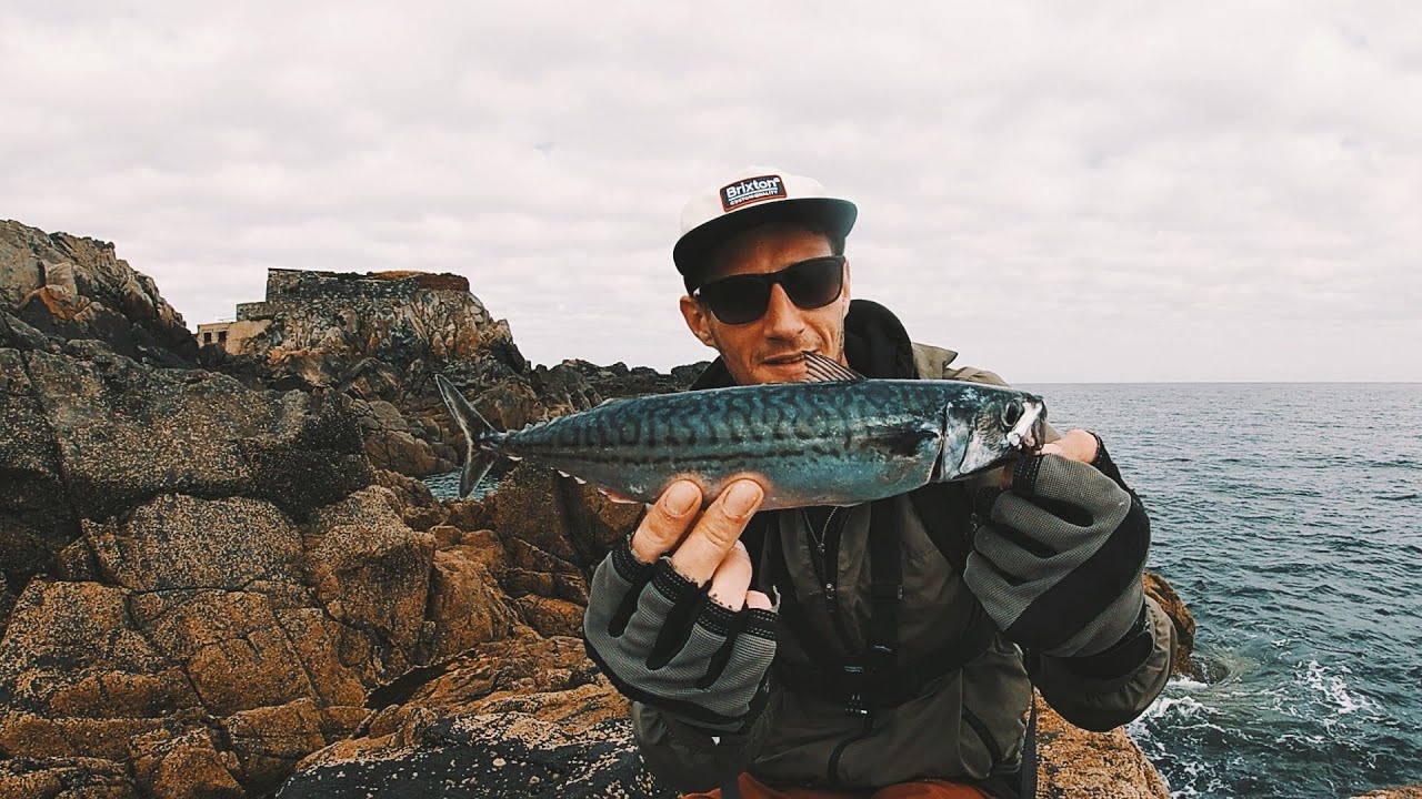 ПОЙМАЙ И ПРИГОТОВЬ СКУМБРИЮ | САЛАТ ИЗ МАРИНОВАННОГО ВИНОГРАДА И ЛУКА-ШАЛОТ