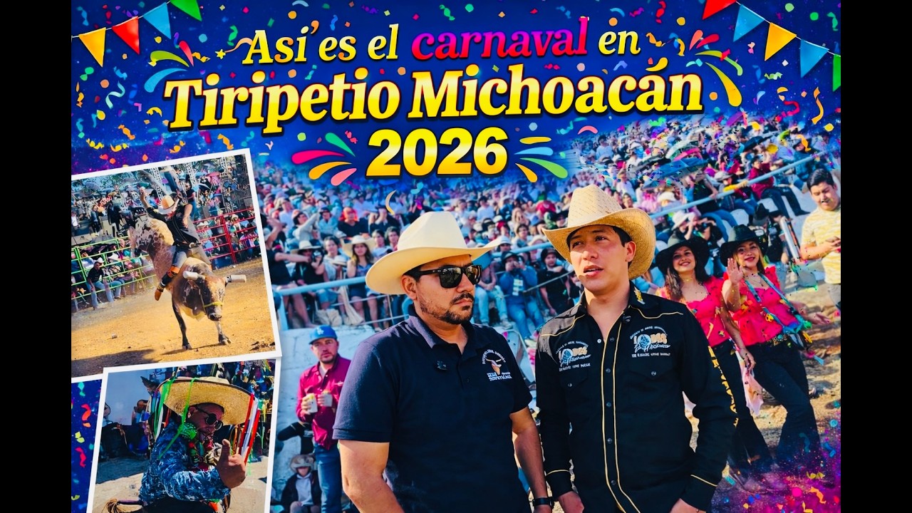 TIRIPETIO 2026 🎊 ASI SE CELEBRA EL CARNAVAL EN MICHOACAN 🎉