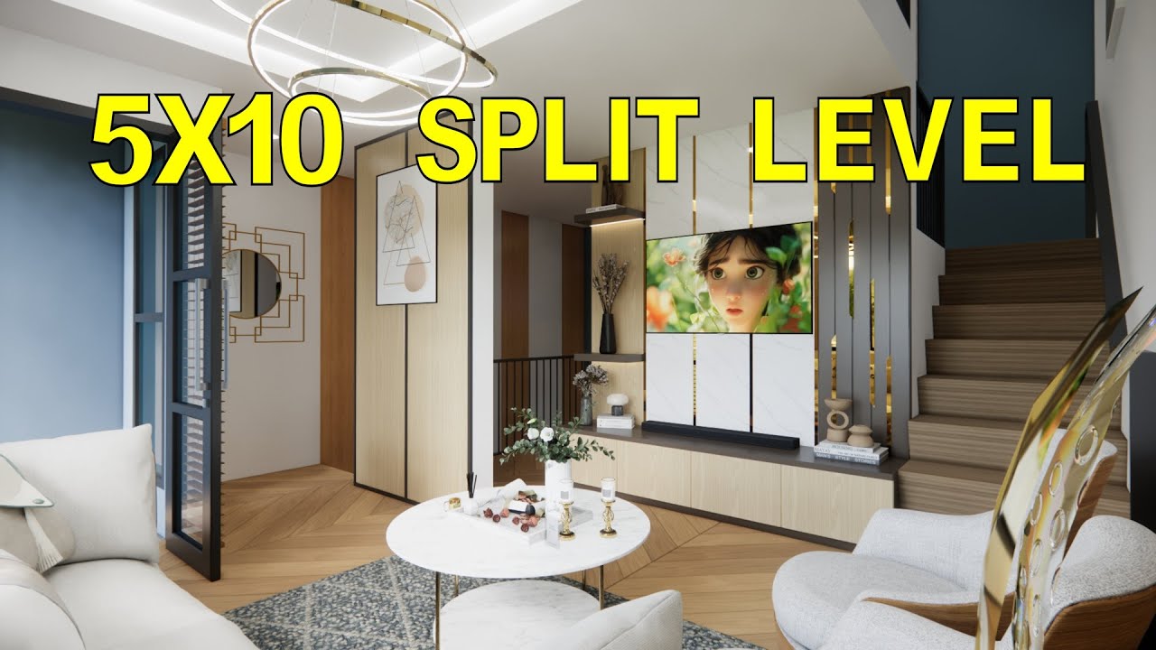 Rumah 5X10 Meter | Split Level | House Tour