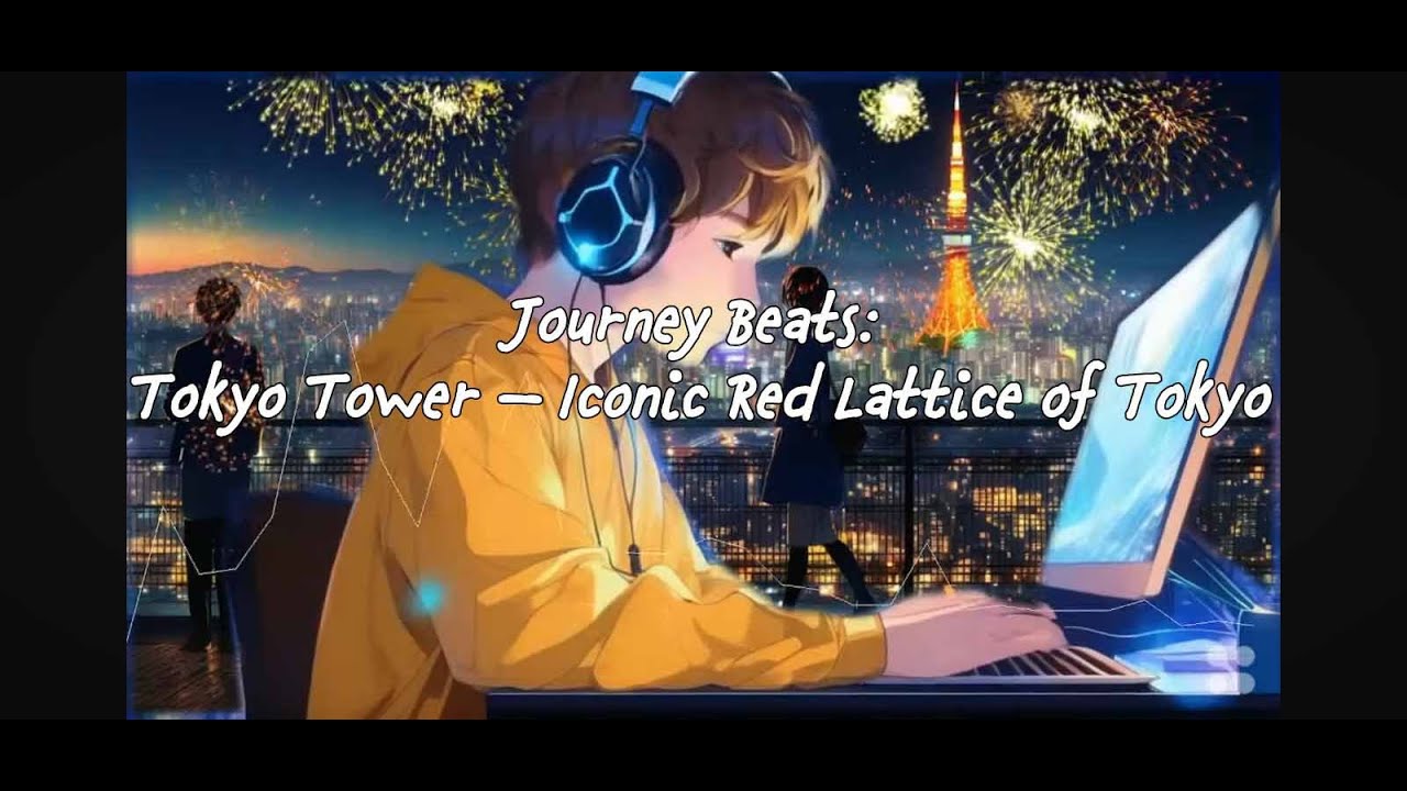 3-Hour Lofi Chill Mix: Tokyo Nights| Study & Relax with Tokyo Tower Views 🎧🌆🎇