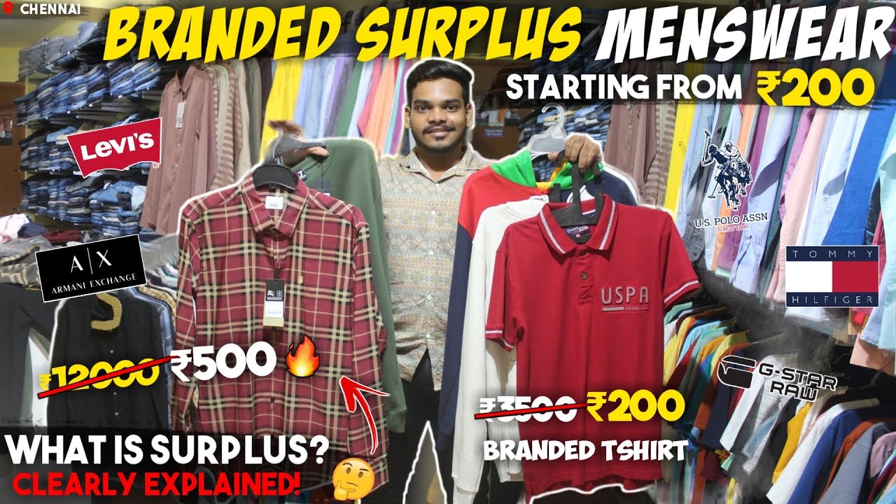 Branded Surplus Menswear🔥- starting from Rs 200!😳| Original Surplus @ wholesale prices💯 | Abified