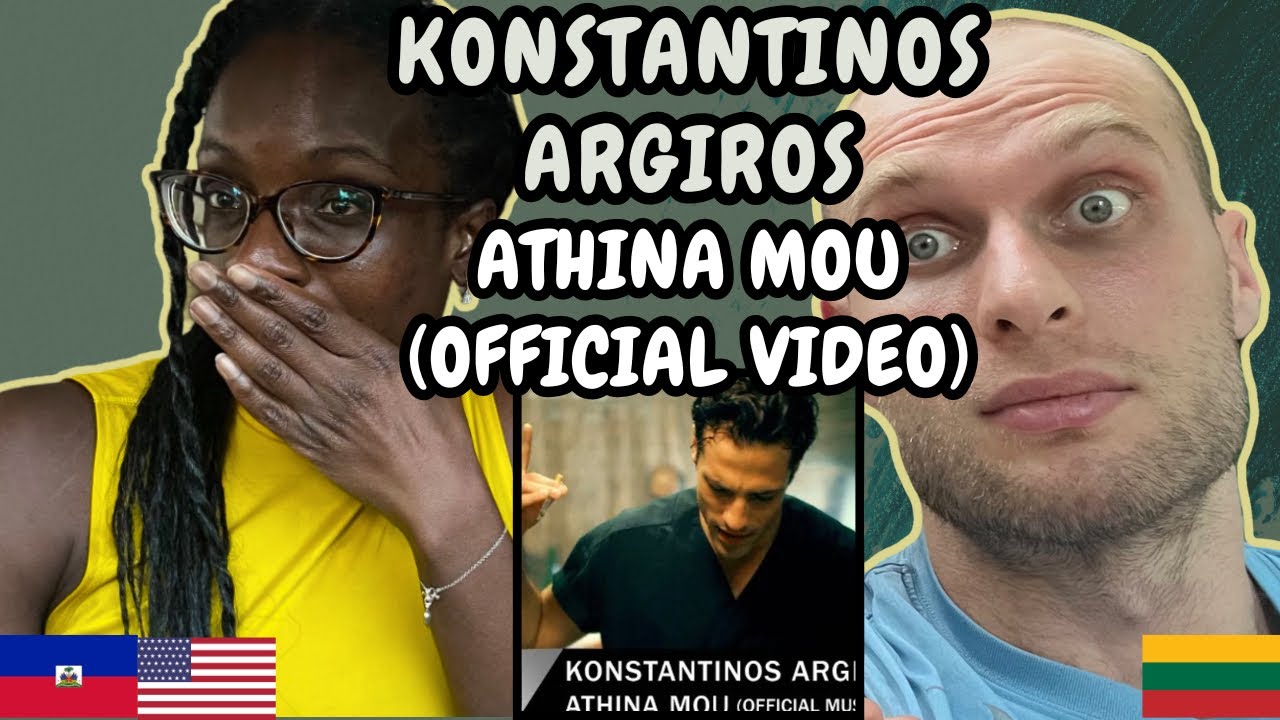 РЕАКЦИЯ НА Константиноса Аргироса - Athina Mou (музыкальное видео) | ВПЕРВЫЕ СЛЫШУ АТИНА МОУ