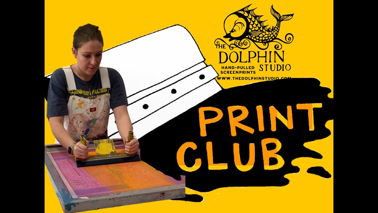 Color testing for The Dolphin Studio Print Club with Lily and Crispina...