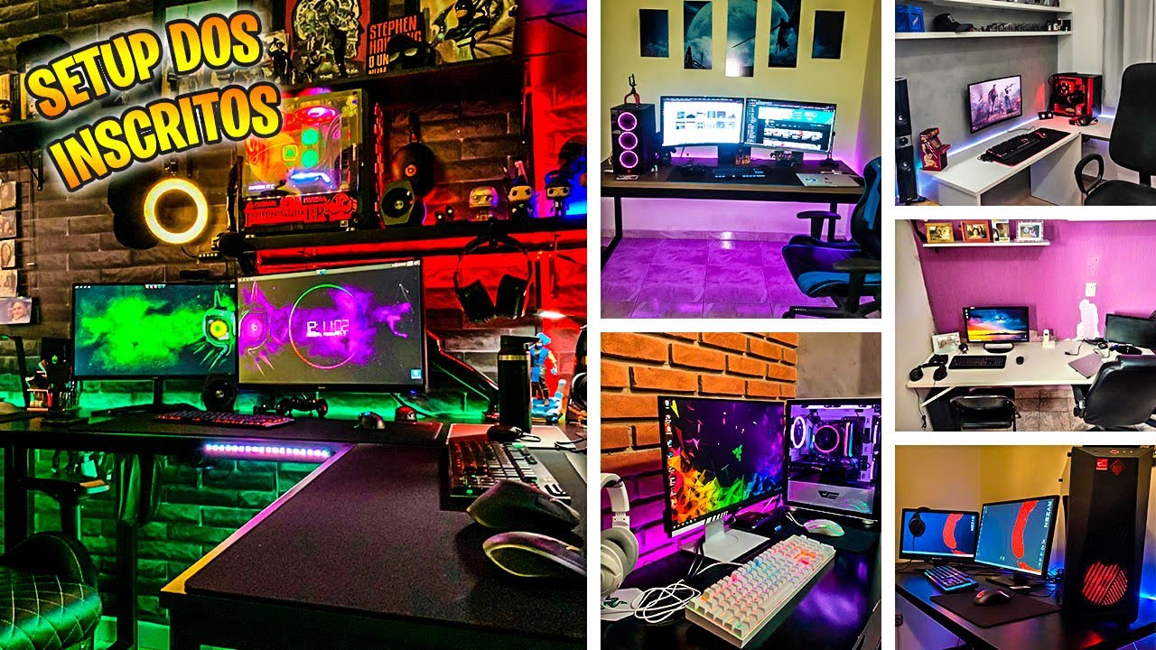 UM SETUP MAGNÍFICO E COMPLETO PRA STREAM! - Setup dos inscritos