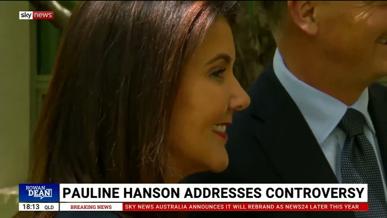 Pauline Hanson responds to Controversy
