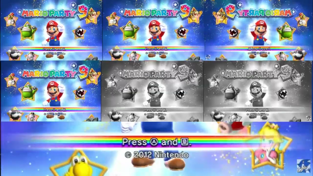 (RQ) Mario Party 9 Title Screen has a Sparta Customer 2.0 Remix