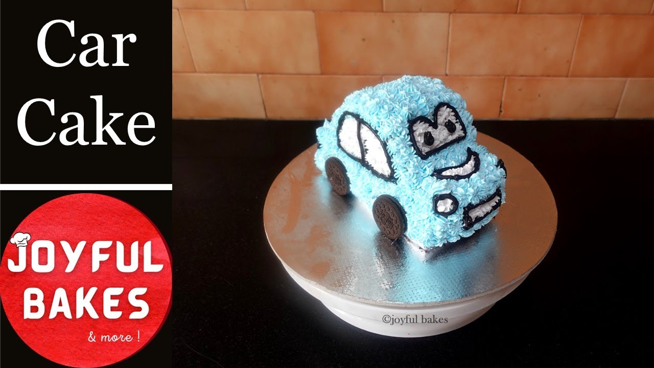 How to make a Car Cake | No Fondant Car Cake | Easy Car Cake