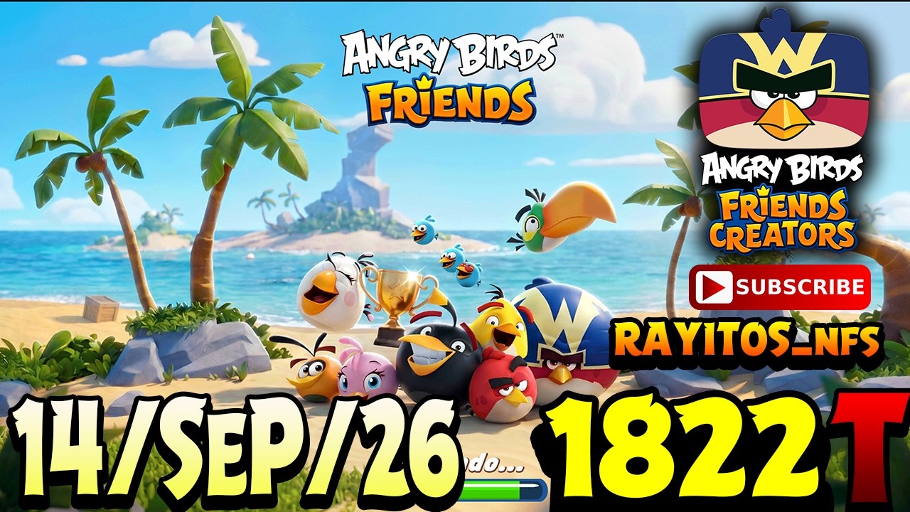 Angry Birds Friends All Levels Tournament 1822 Highscore POWER-UP walkthrough