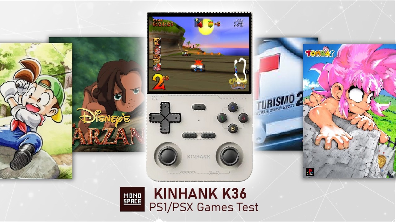 PS1/PSX games on the hidden retro handheld | Kinhank K36