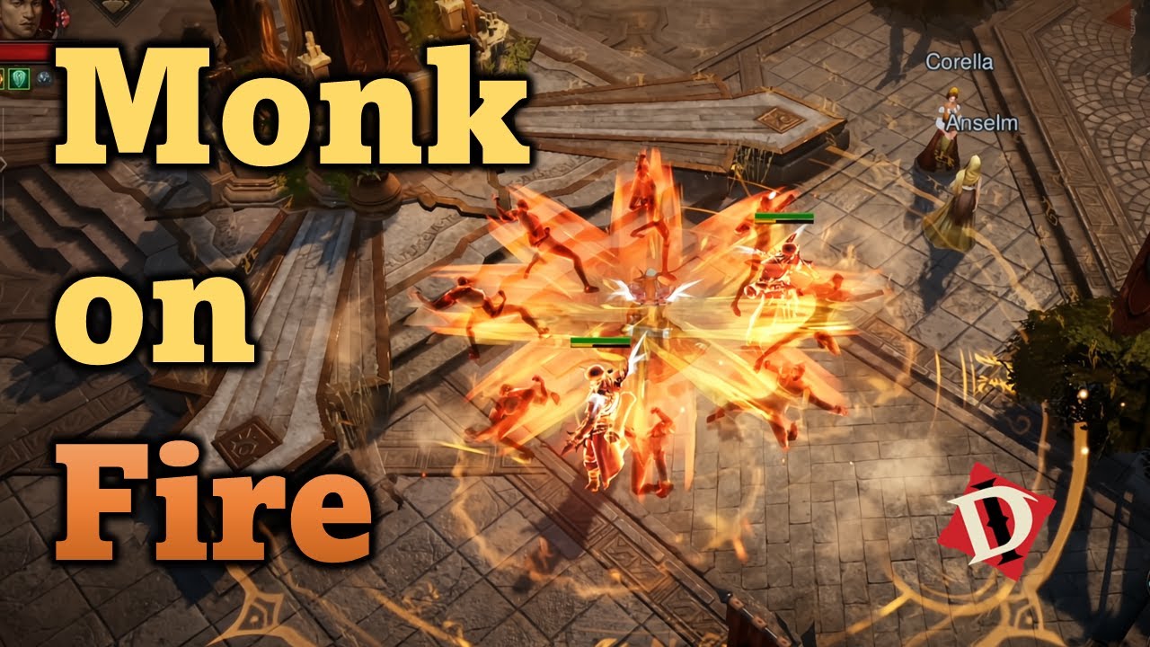 Сборка подземелья Огненного Монаха | Прощай, обычный урон | Diablo Immortal