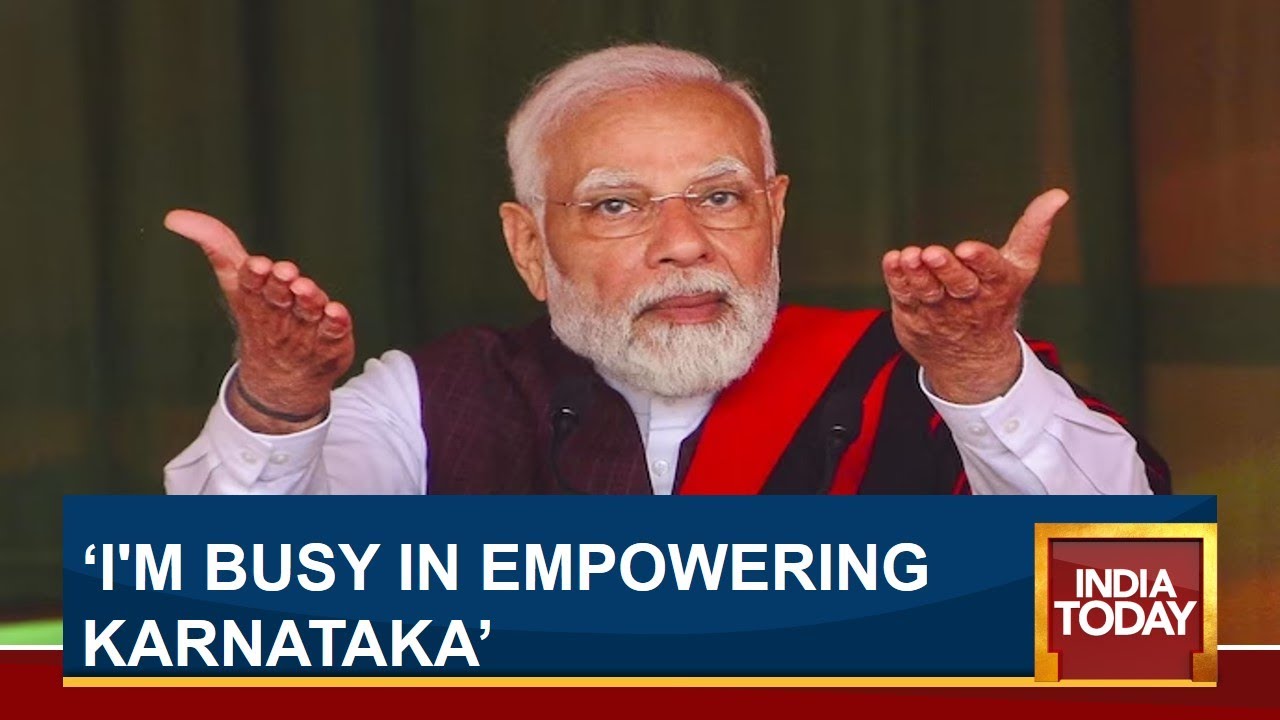 PM Modi Says I'm Busy In Empowering Karnataka | Bengaluru-Mysuru Expressway Inauguration