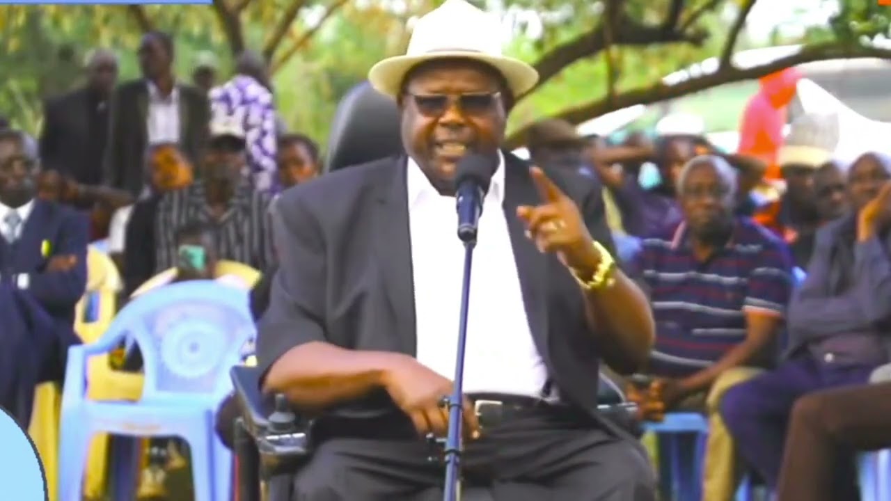 Speaking during the funeral ceremony of Mzee Kimiron Arap Koech at Lombogishu, Mogotio Constituency