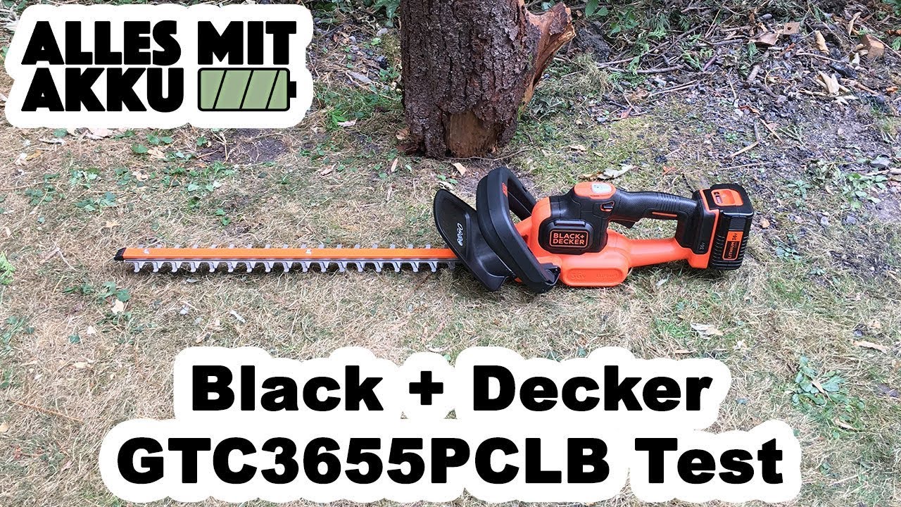 Black+Decker GTC3655PCLB Heckenschere Test | ALLES MIT AKKU
