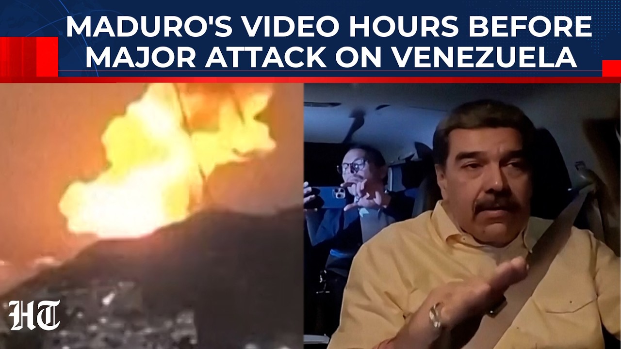 Последнее видео Мадуро? Президент Венесуэлы появился на камеру всего за несколько часов до двух в...