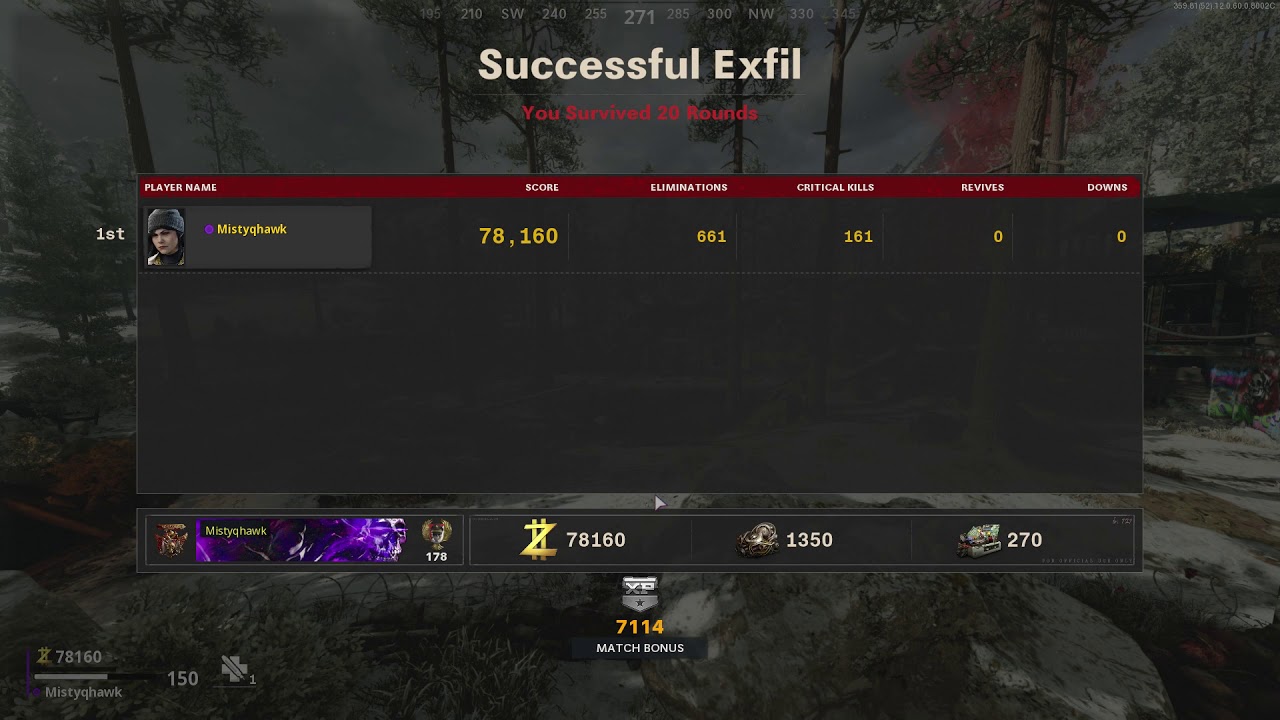 Call of Duty&reg;  Black Ops Cold War zombies not getting bonus xp