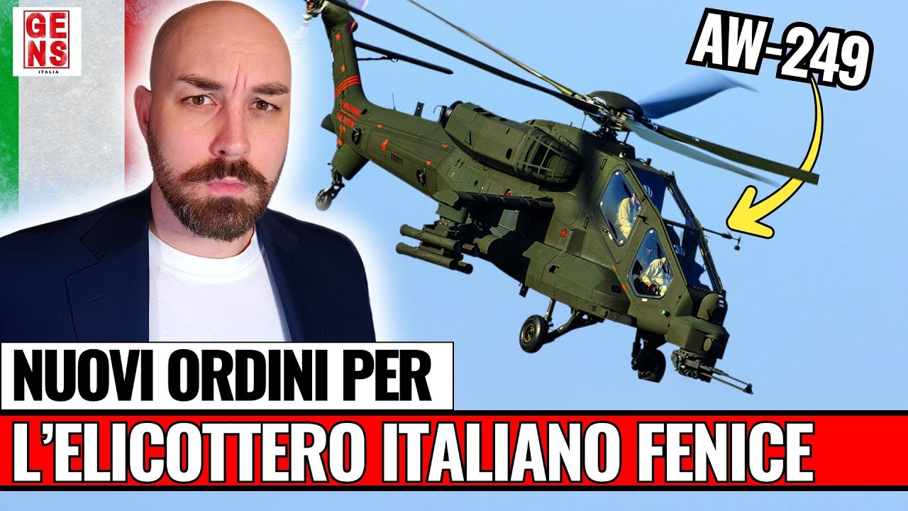 NUOVI ORDINI per L'ELICOTTERO FENICE : AW-249 per LE FORZE ARMATE ITALIANE