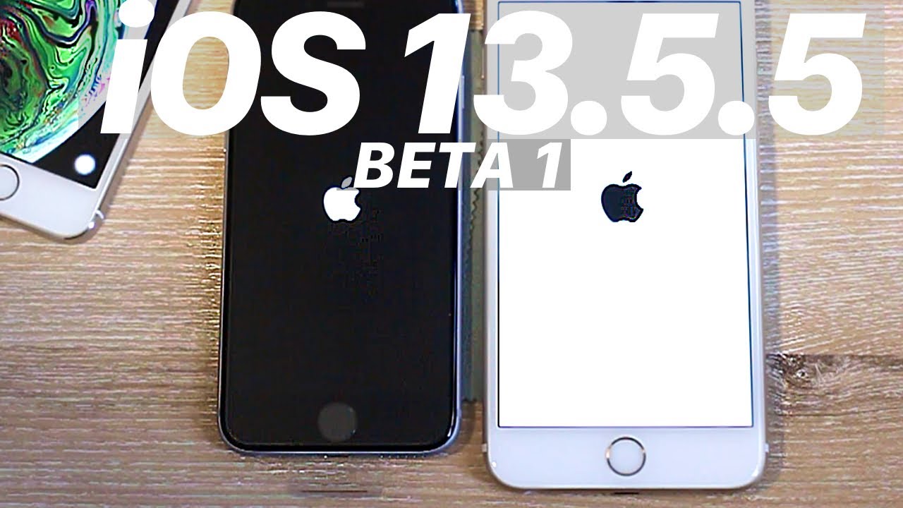 iOS 13.5.5 Beta 1 vs. iOS 13.5.1 : SPEED Test! Which is Faster?