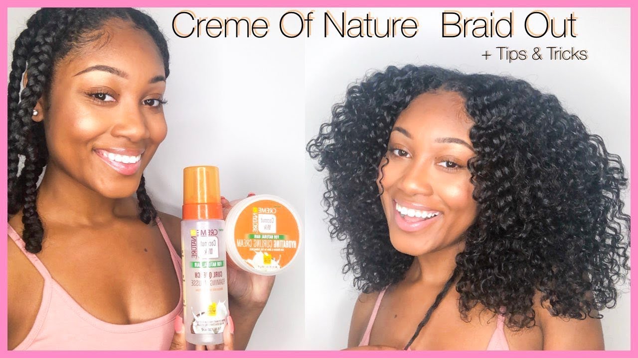 Back To School Braid Out Routine | Creme Of Nature | OKae Kaela