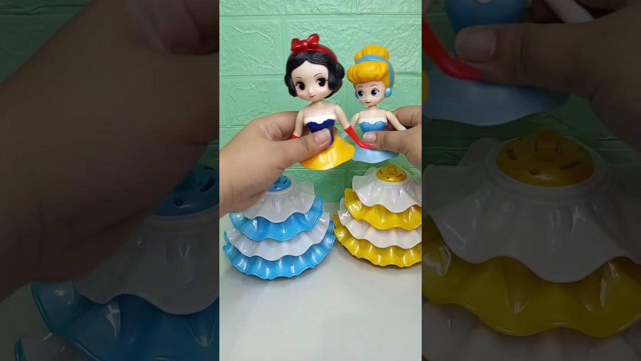 satisfying Transforming Princess Cinderella & Princess snow white 🤍