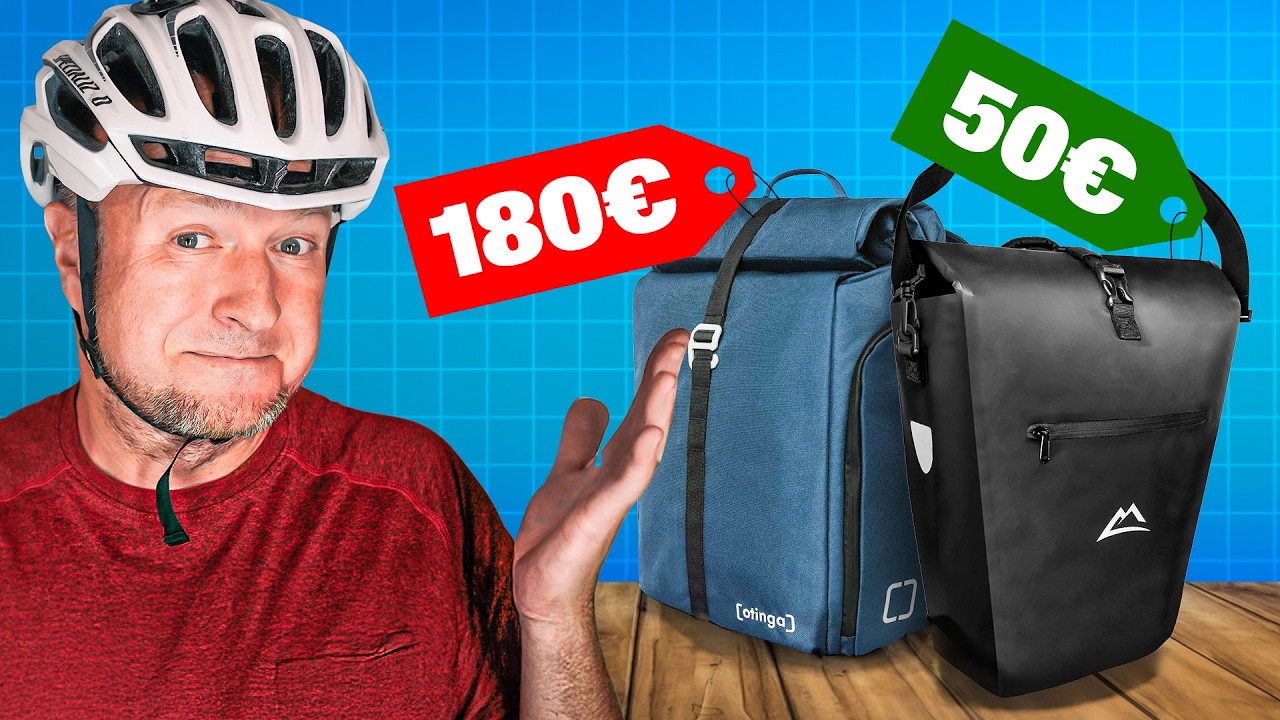50€‑Fahrradtasche vs. 180€ – Überraschung im Härtetest!