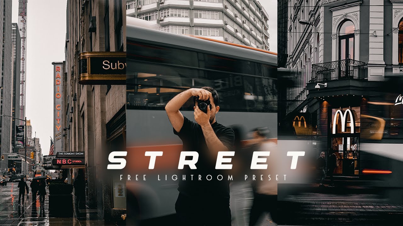Lightroom Preset for Street Photography - Cinematic Look Tutorial Free Download