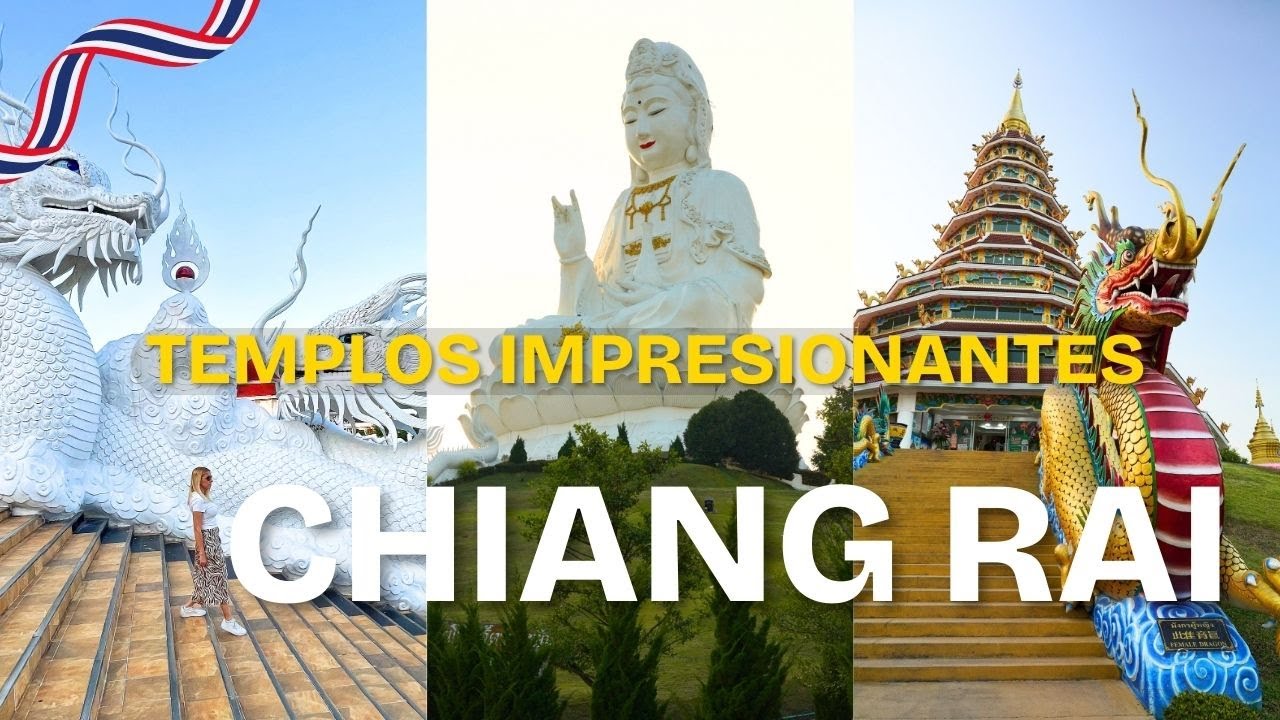 TEMPLOS IMPRESIONANTES DE CHIANG RAI: TEMPLO BLANCO Y TEMPLO ROJO EN UN DÍA  VLOG3 🇹🇭
